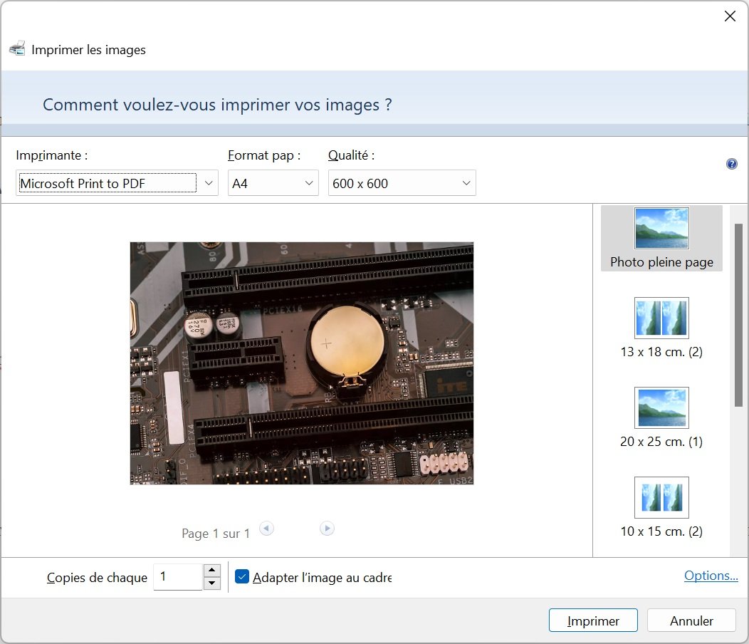 convertir fichiers en pdf windows 11 facilement