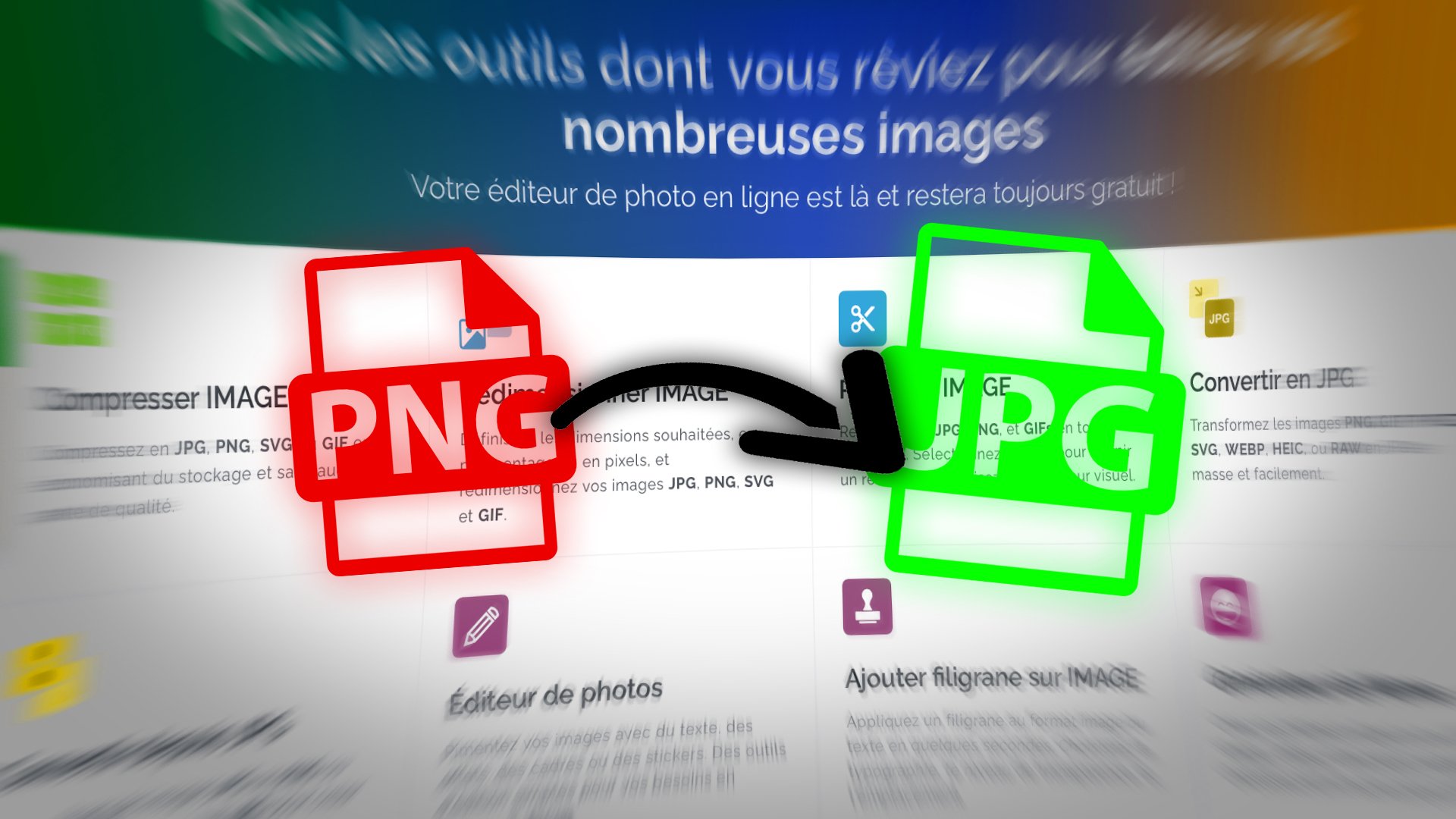 Comment convertir une image d'un format à un autre rapidement ?