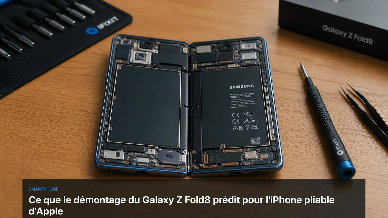 Ce que le démontage du Galaxy Z Fold8 prédit pour l'iPhone pliable d'Apple