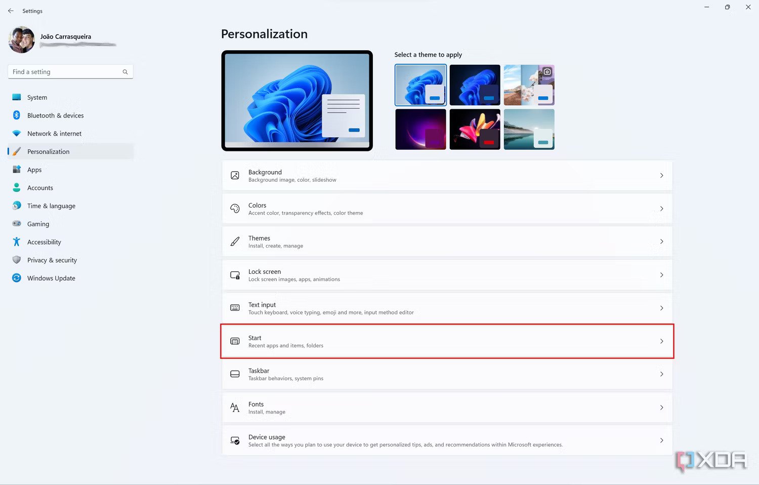 menu windows 11 tuto 3