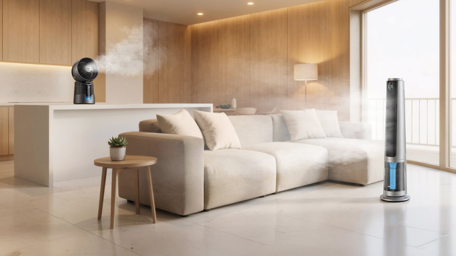 DREO TurboCool : des ventilateurs brumisateurs pensés pour l'intérieur