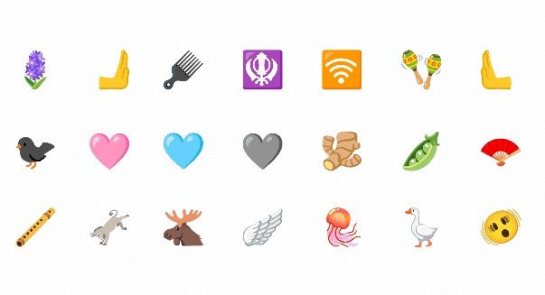 Google : De nouveaux emojis seront bientôt disponibles