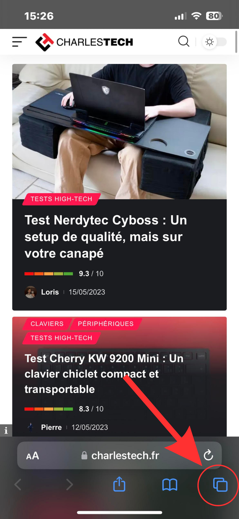 comment épingler un onglet sur safari