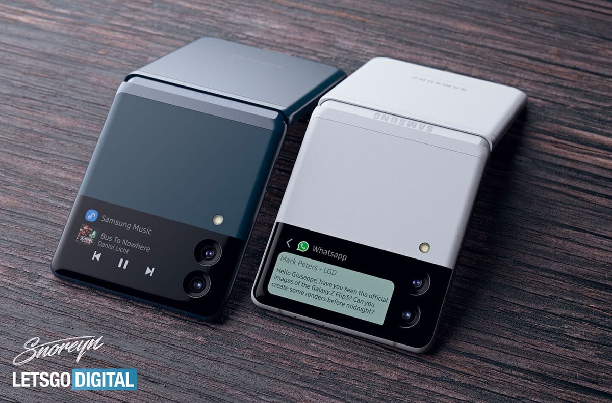Samsung Galaxy Z Flip 3 : Un nouvel écran dorsal et 2 capteurs photo ?