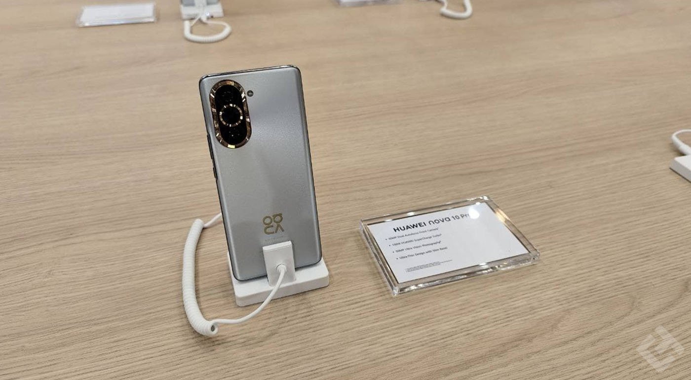 Design du Huawei Nova 10 Pro
