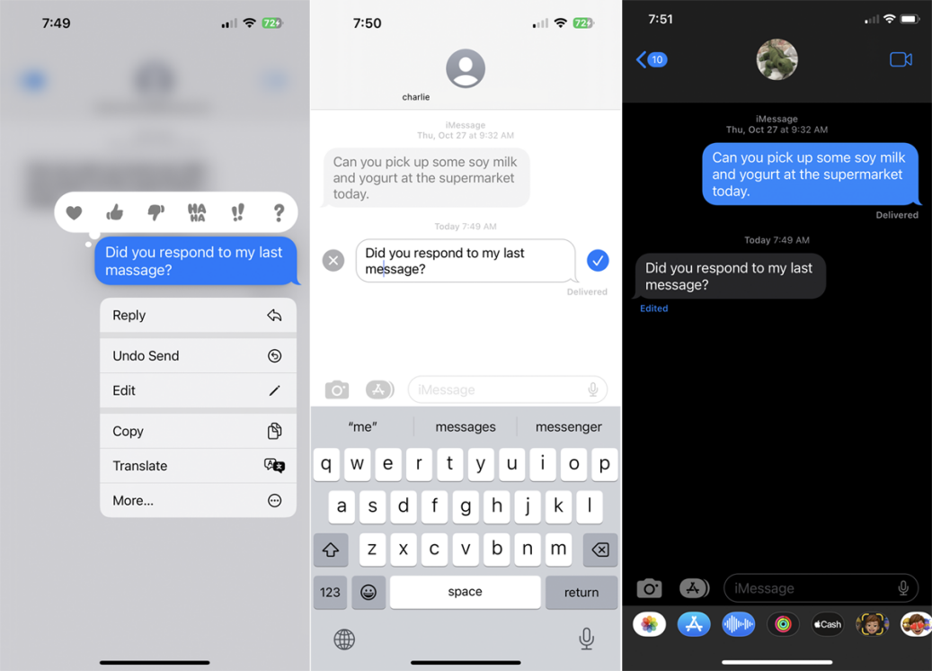 iphone imessage