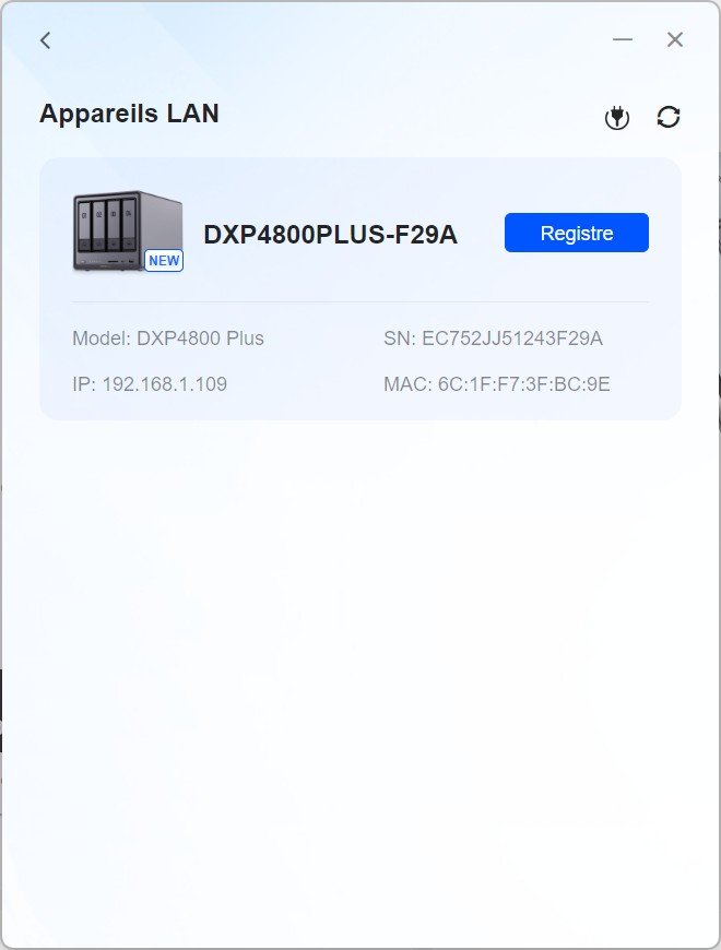 initialisation ugreen dxp4800 plus