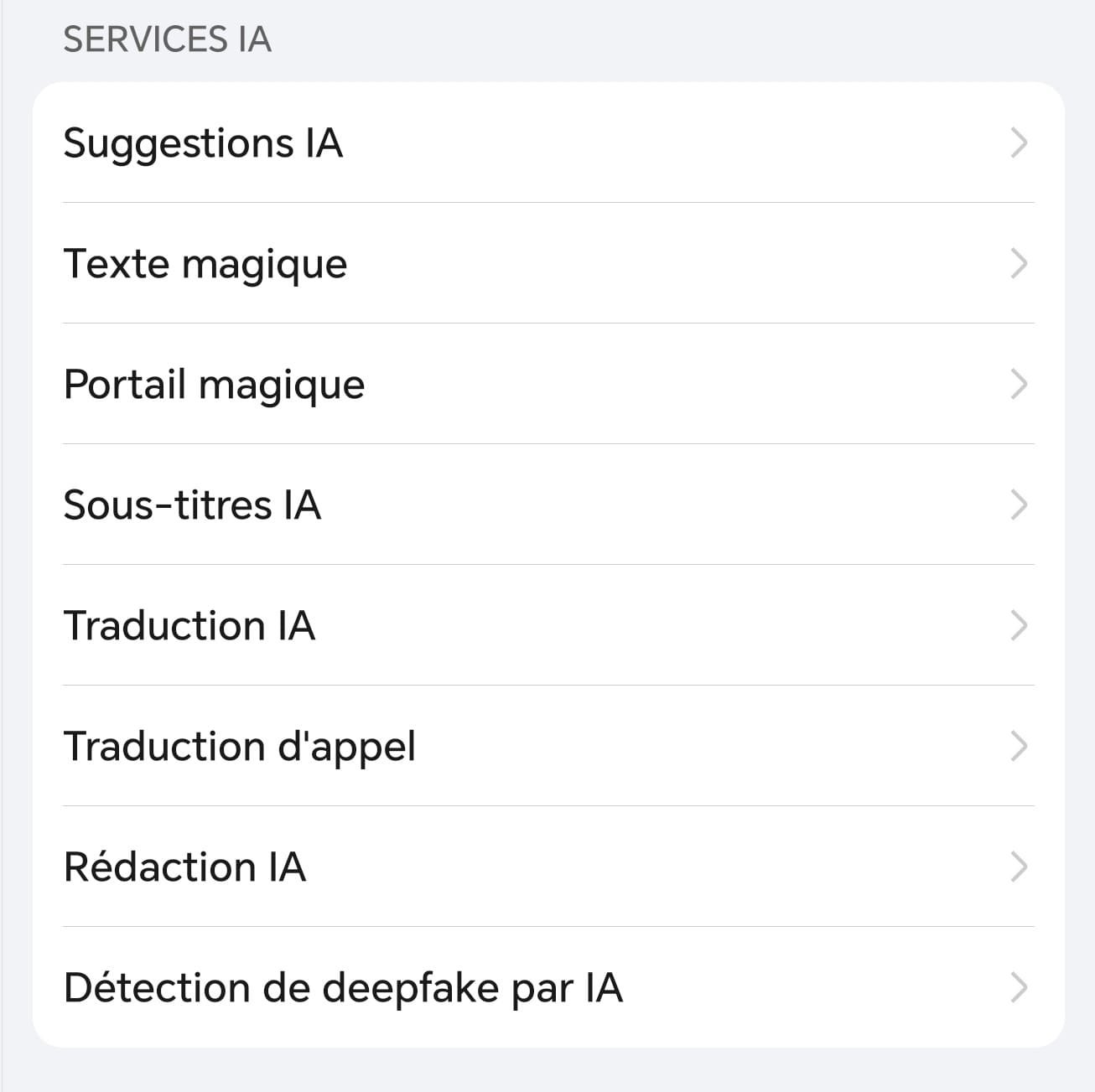 réglages ia honor magic v5