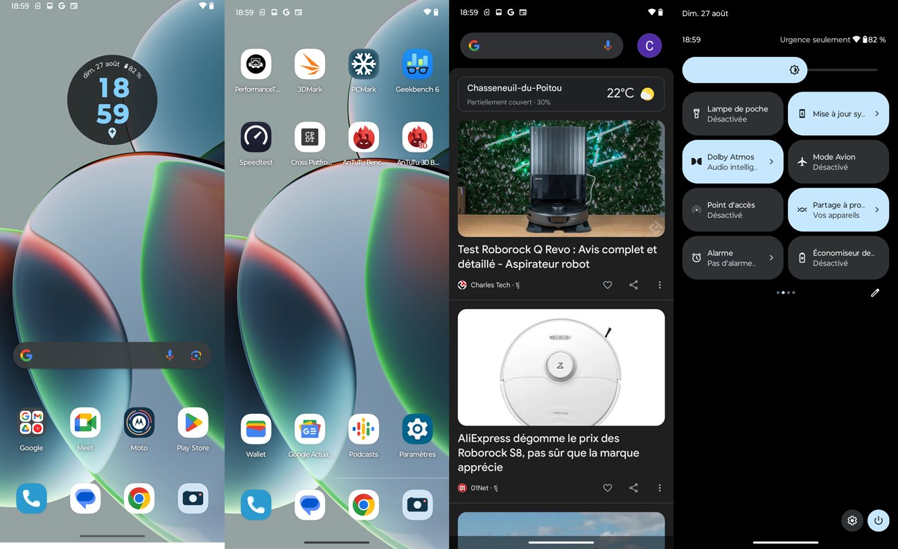 interface motorola razr 40