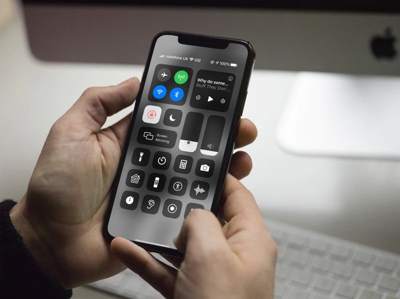 iOS centre de contrôle