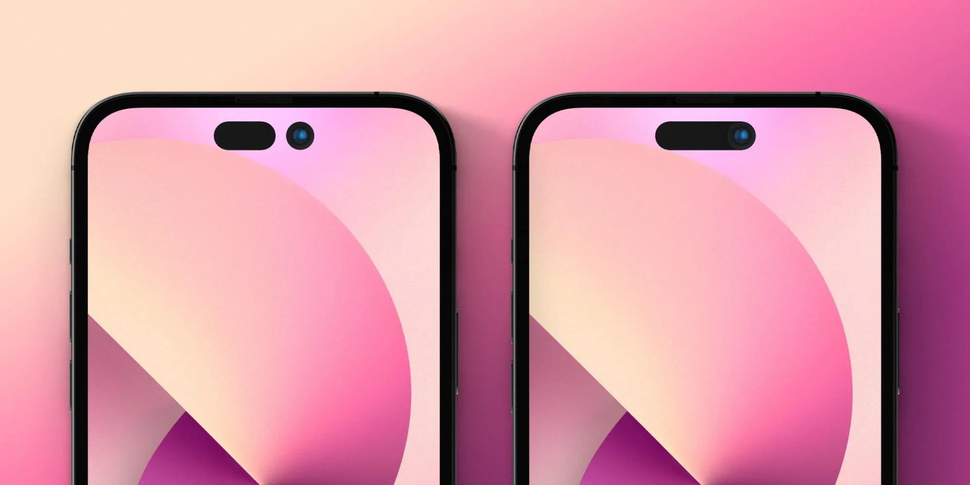 L'iPhone 14 cachera-t-il cet espace entre les poinçons ?