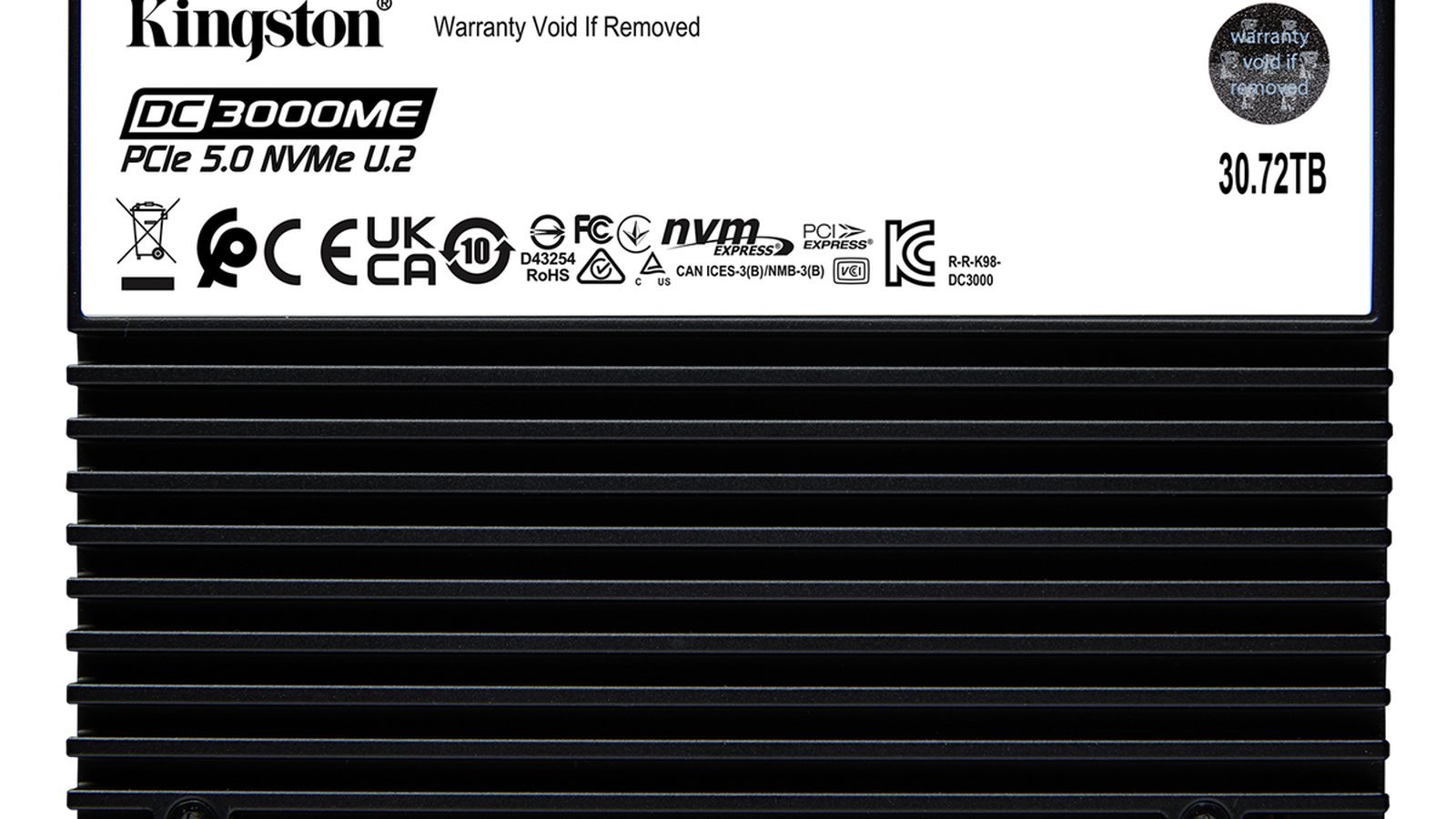 Kingston DC3000ME : un SSD NVMe U.2 Gen 5 atteint 30,72 To