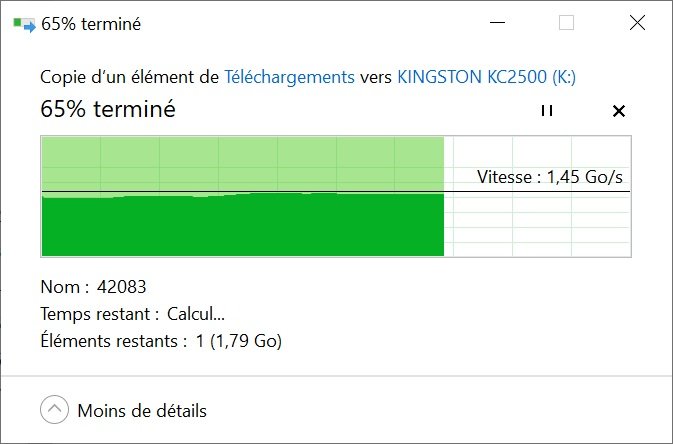 copie données kc2500