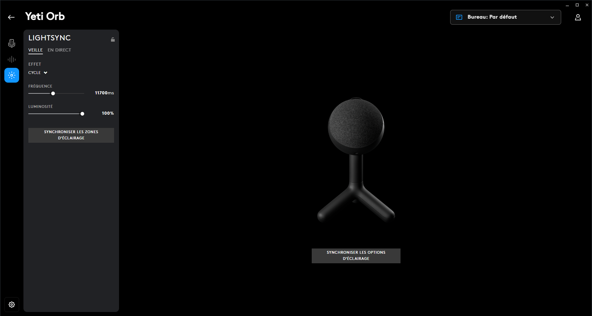 Logitech yeti orb micro