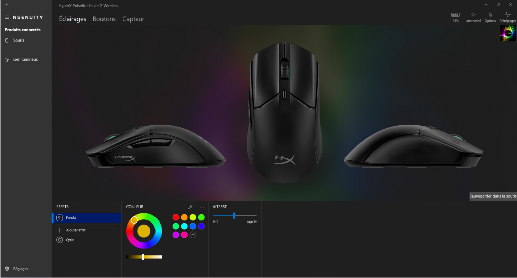 logiciel ngenuity hyperx pulsefire haste 2 wireless