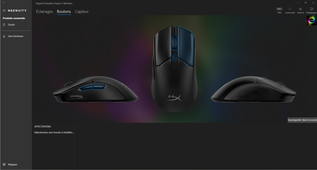 logiciel ngenuity hyperx pulsefire haste 2 wireless
