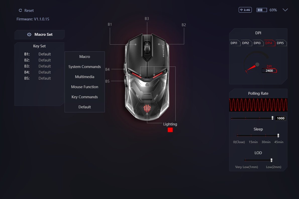 logiciel redmagic 