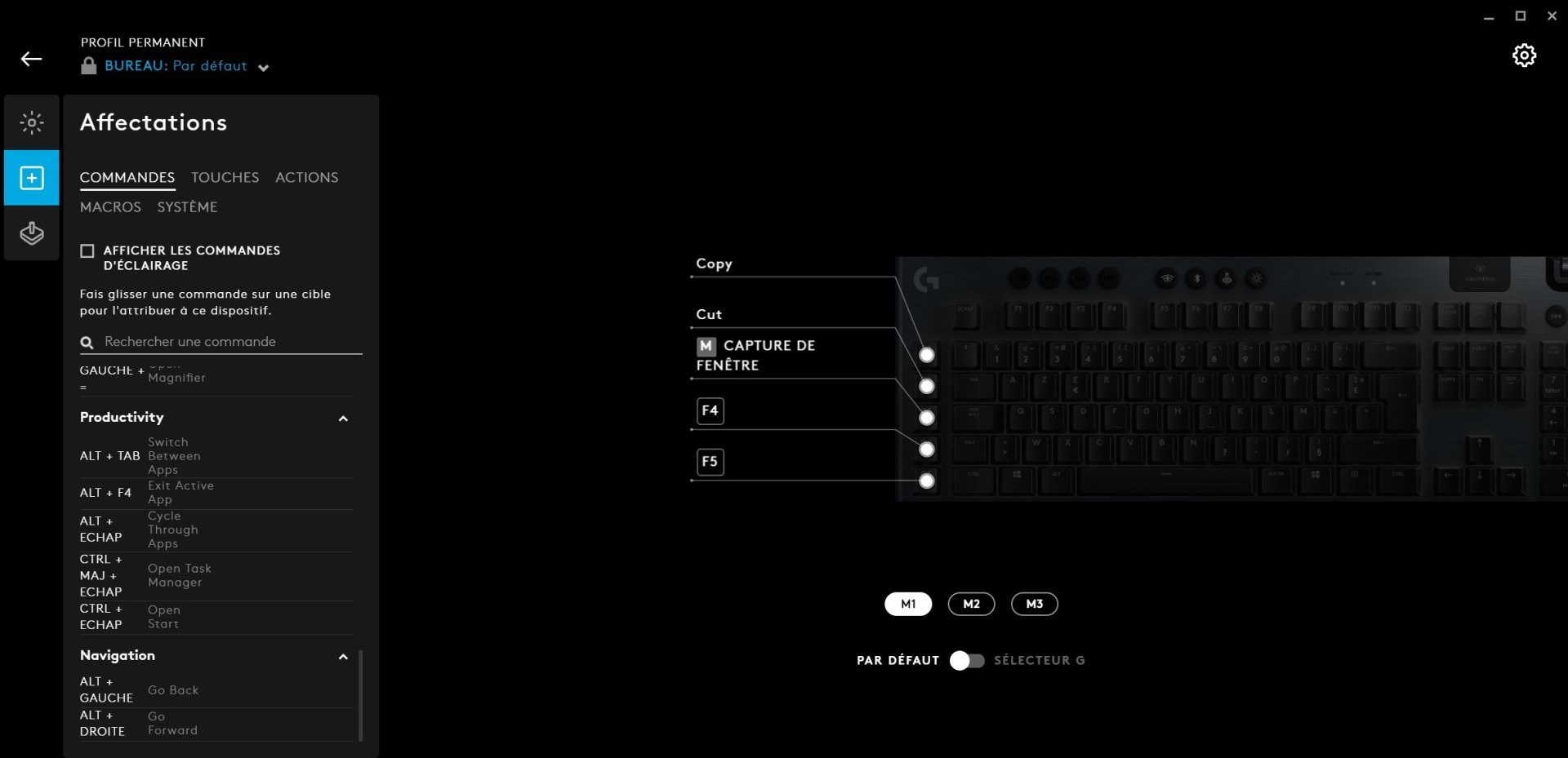 test clavier logitech rgb