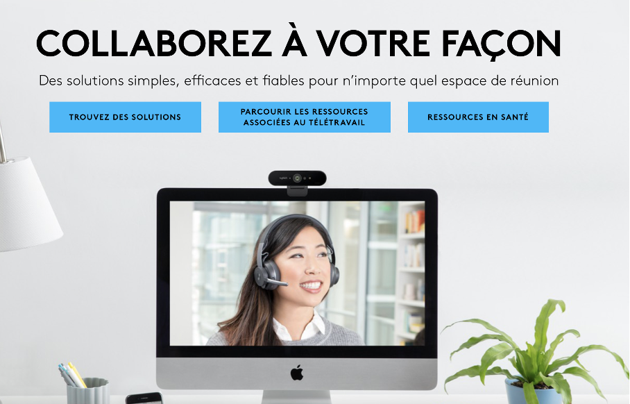 Logitech fer-de-lance des casques de visioconférence