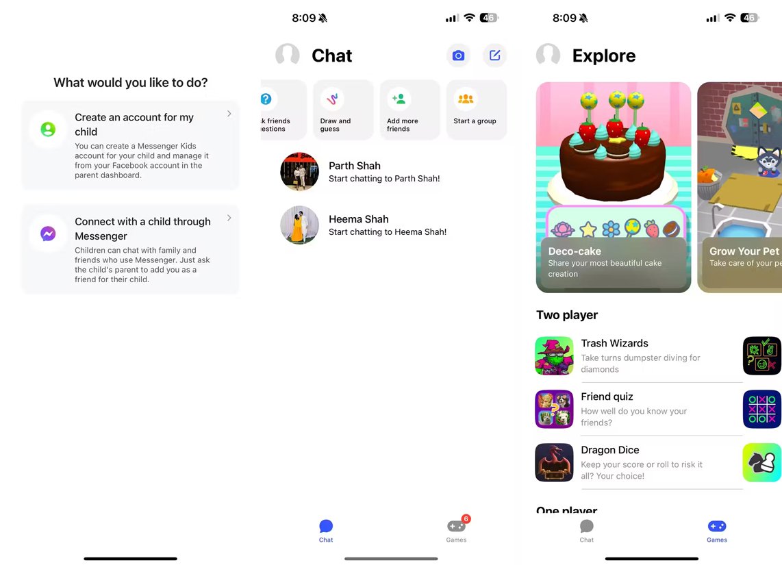 messenger kids tuto