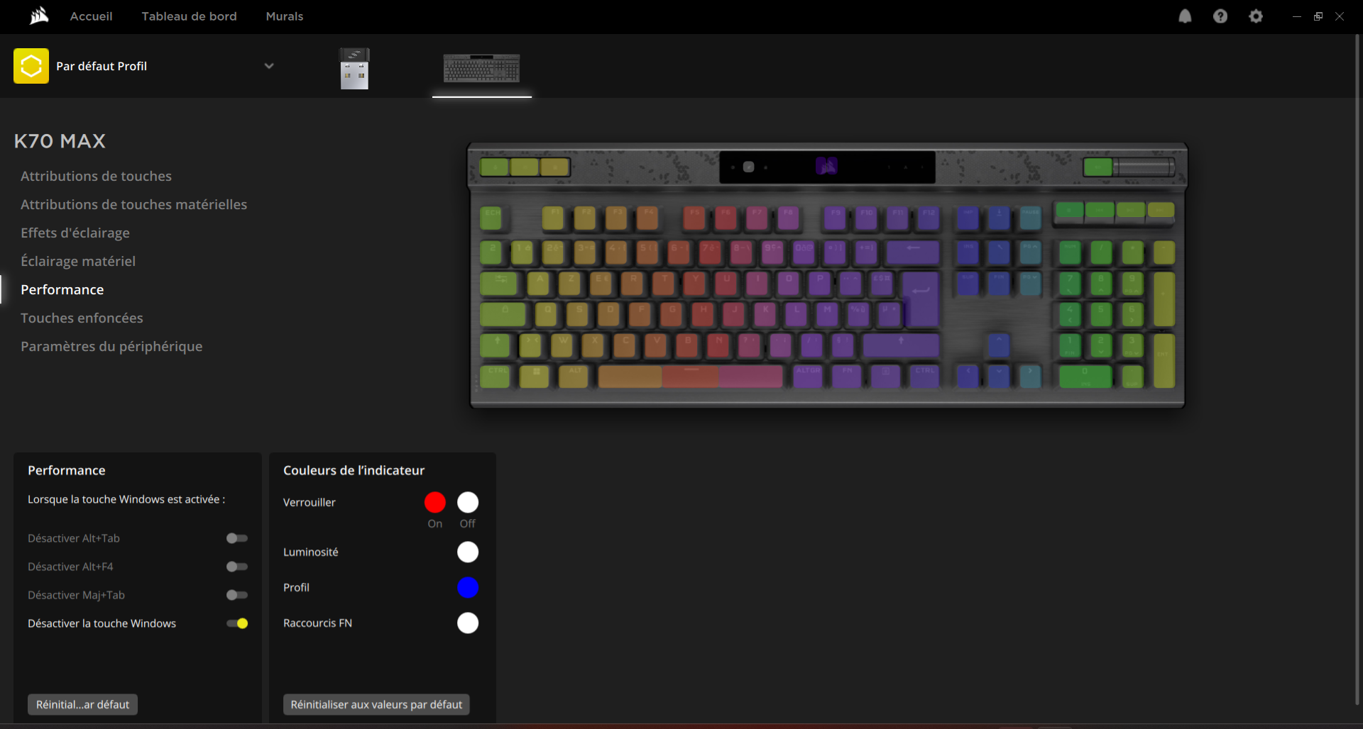 Corsair K70 Max clavier gaming