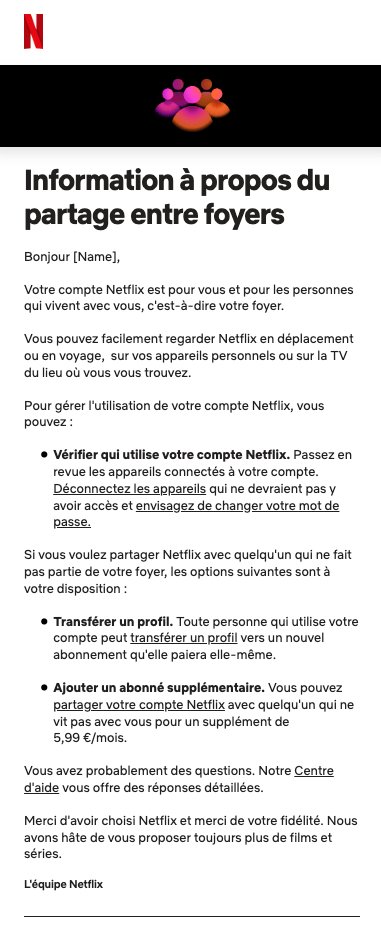 mail netflix