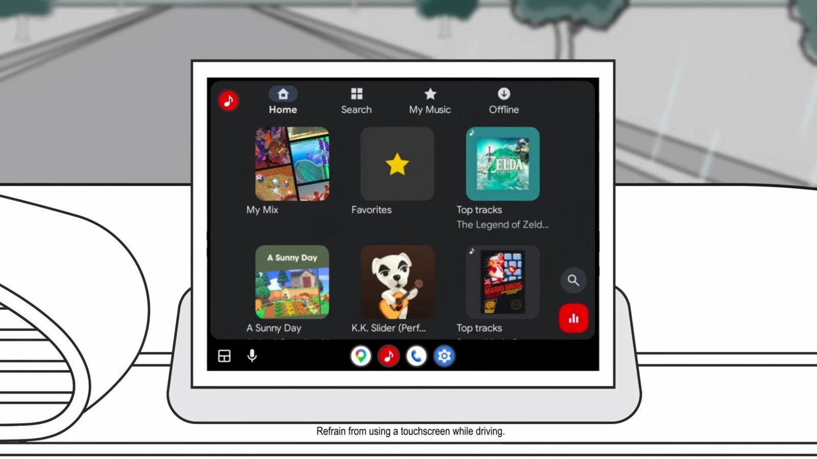 Nintendo Music débarque dans votre voiture via CarPlay et Android Auto