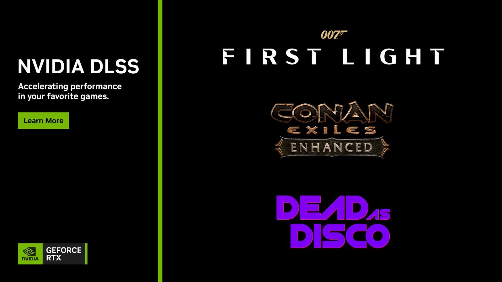 NVIDIA propulse 007 First Light et Star Wars Galactic Racer avec le DLSS 4.5