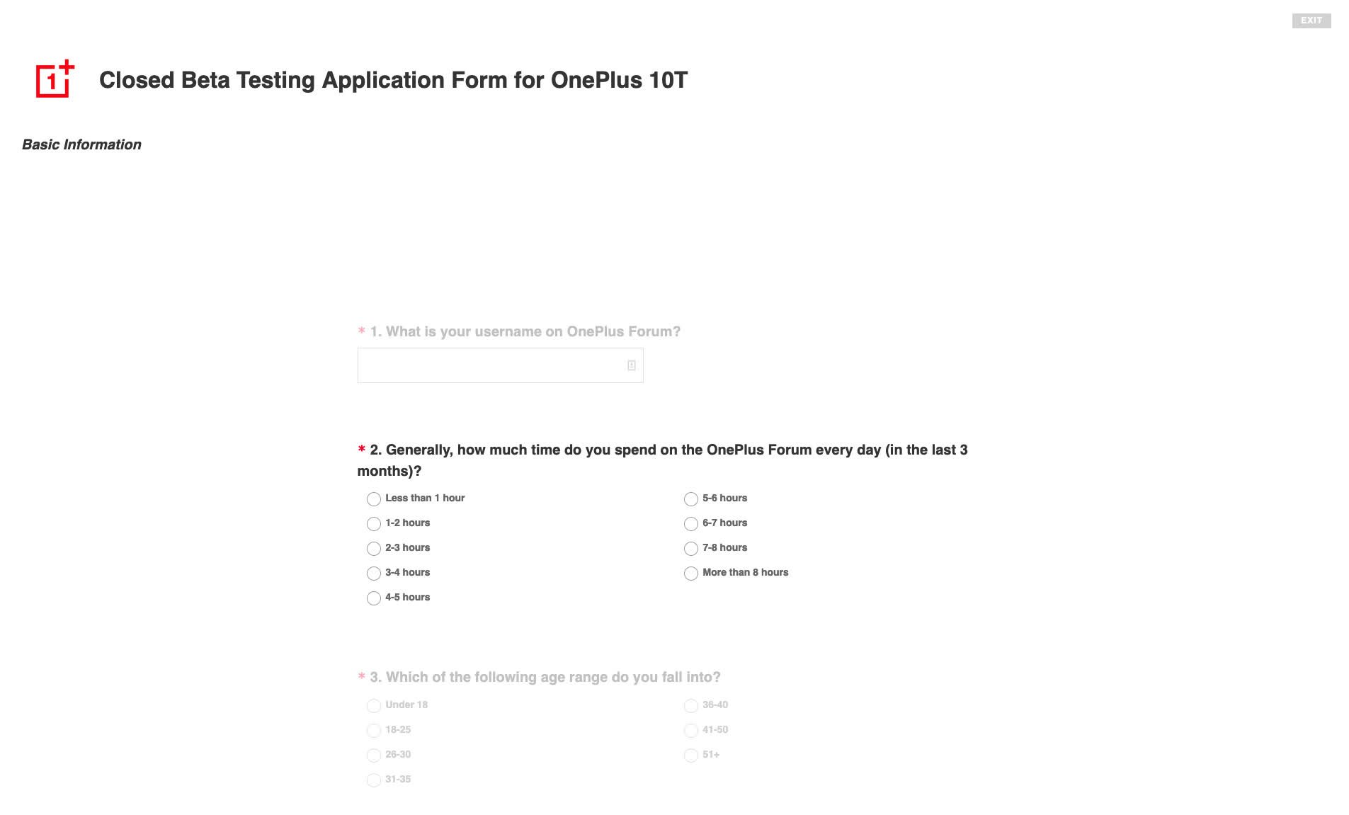 Programme de bêta fermée du OnePlus 10T