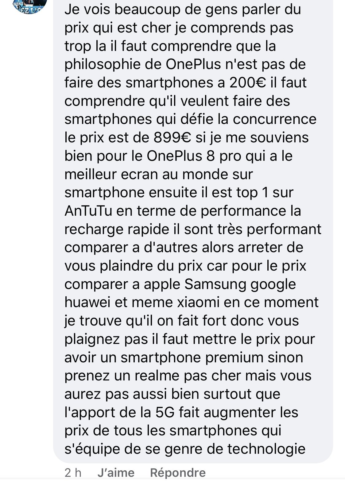prix OnePlus 8
