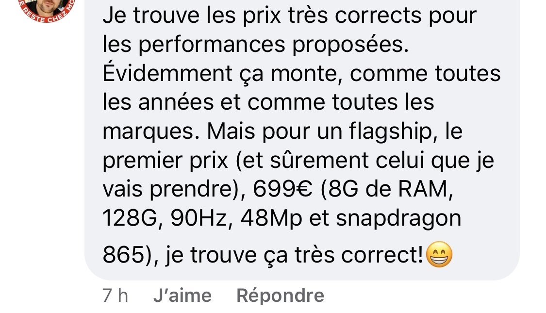 prix OnePlus 8
