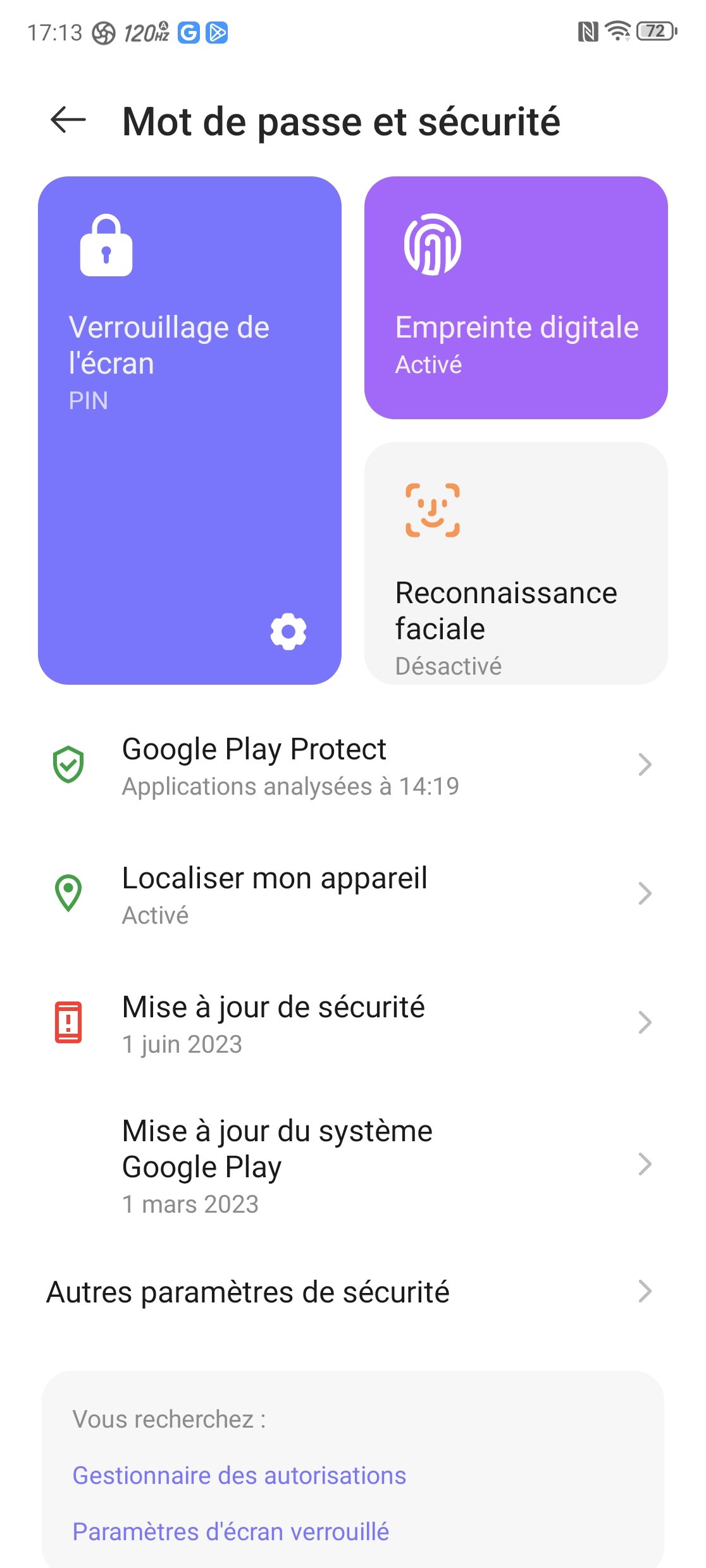 sécurité empreinte digitale sur redmagic 8S pro