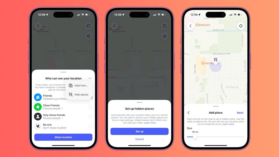 carte localisation insta