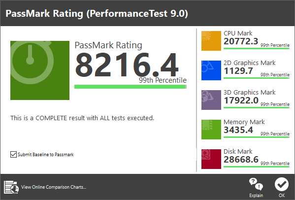 msi prestige p100 benchmark
