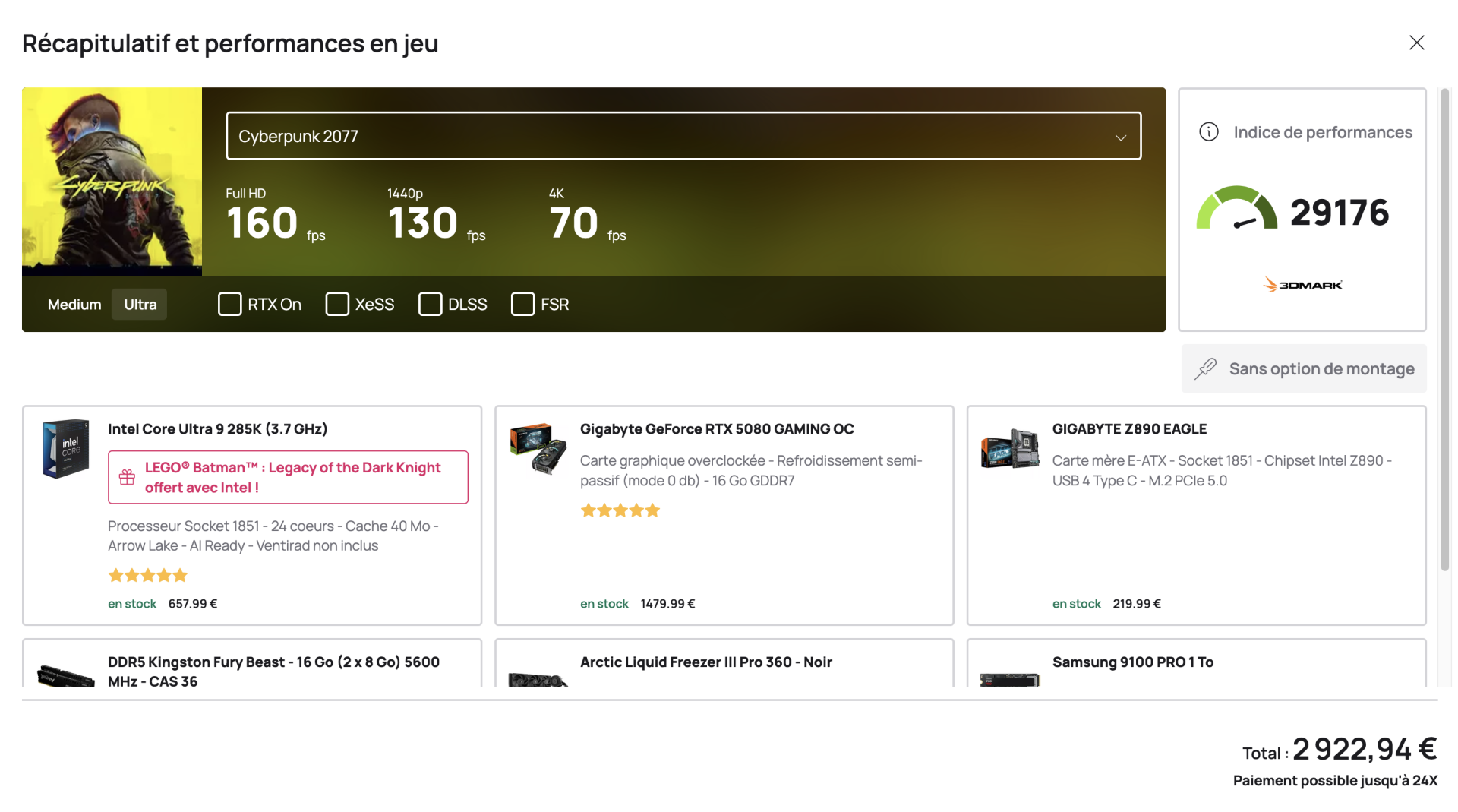 score 3dmark pc topachat