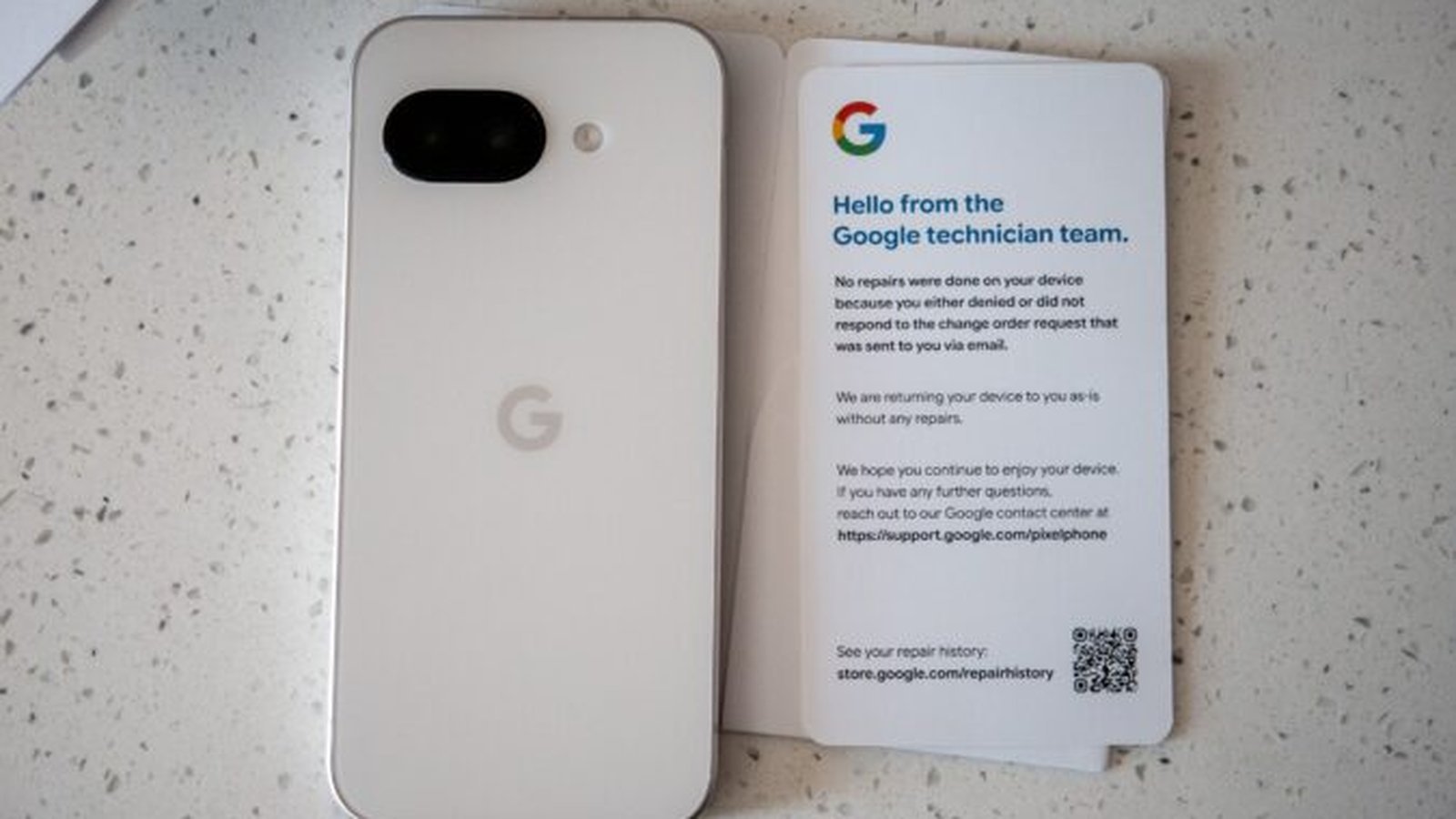 Pixel 9a : Google réclame 287 $ pour des dégâts qui n'existaient pas