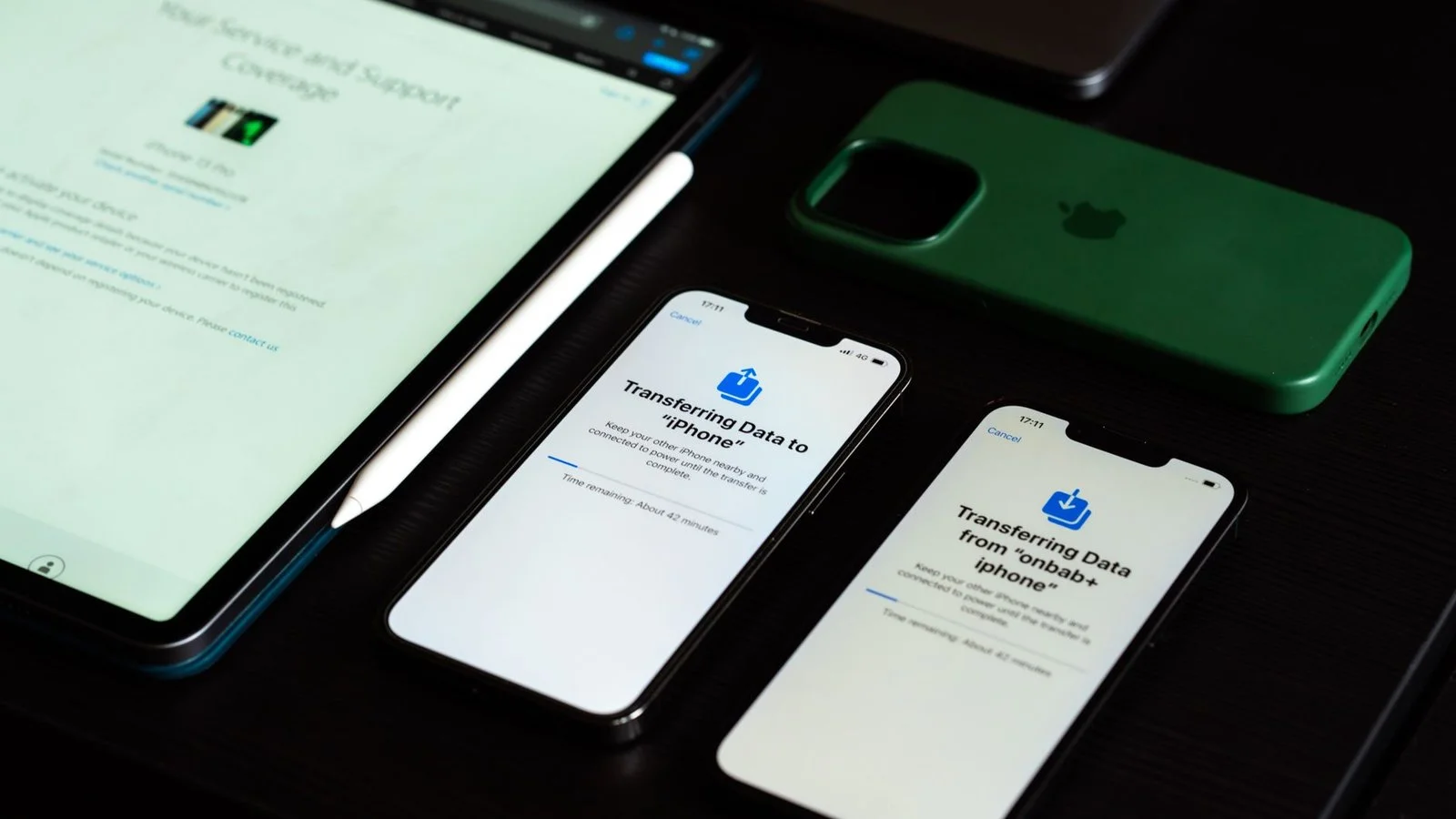 Transfert de données entre deux iPhones, compatibilité Apple Pencil iPhone