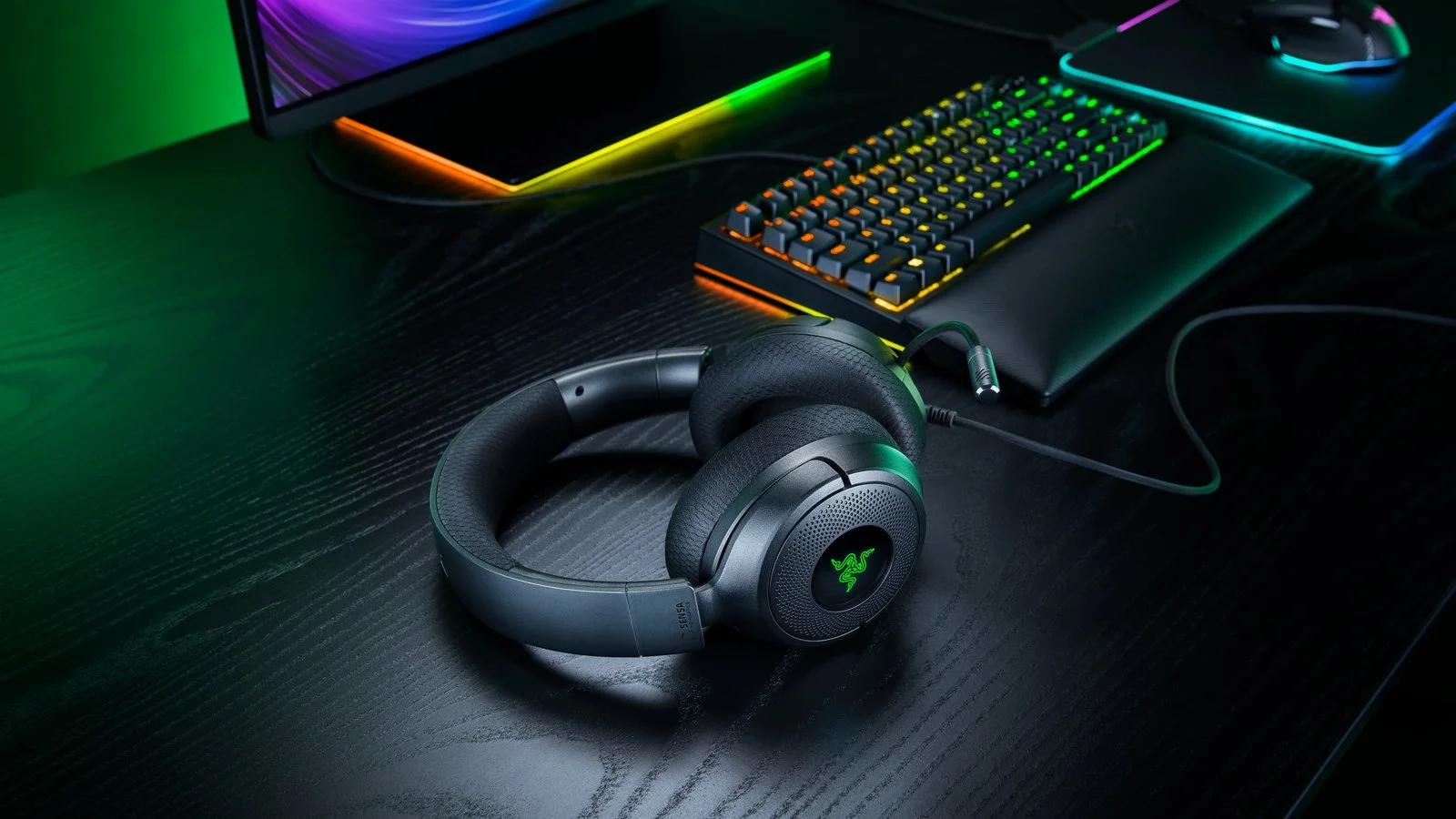 Razer Kraken V4 X Sensa HD Haptics : un casque qui fait ressentir le jeu à 109 €