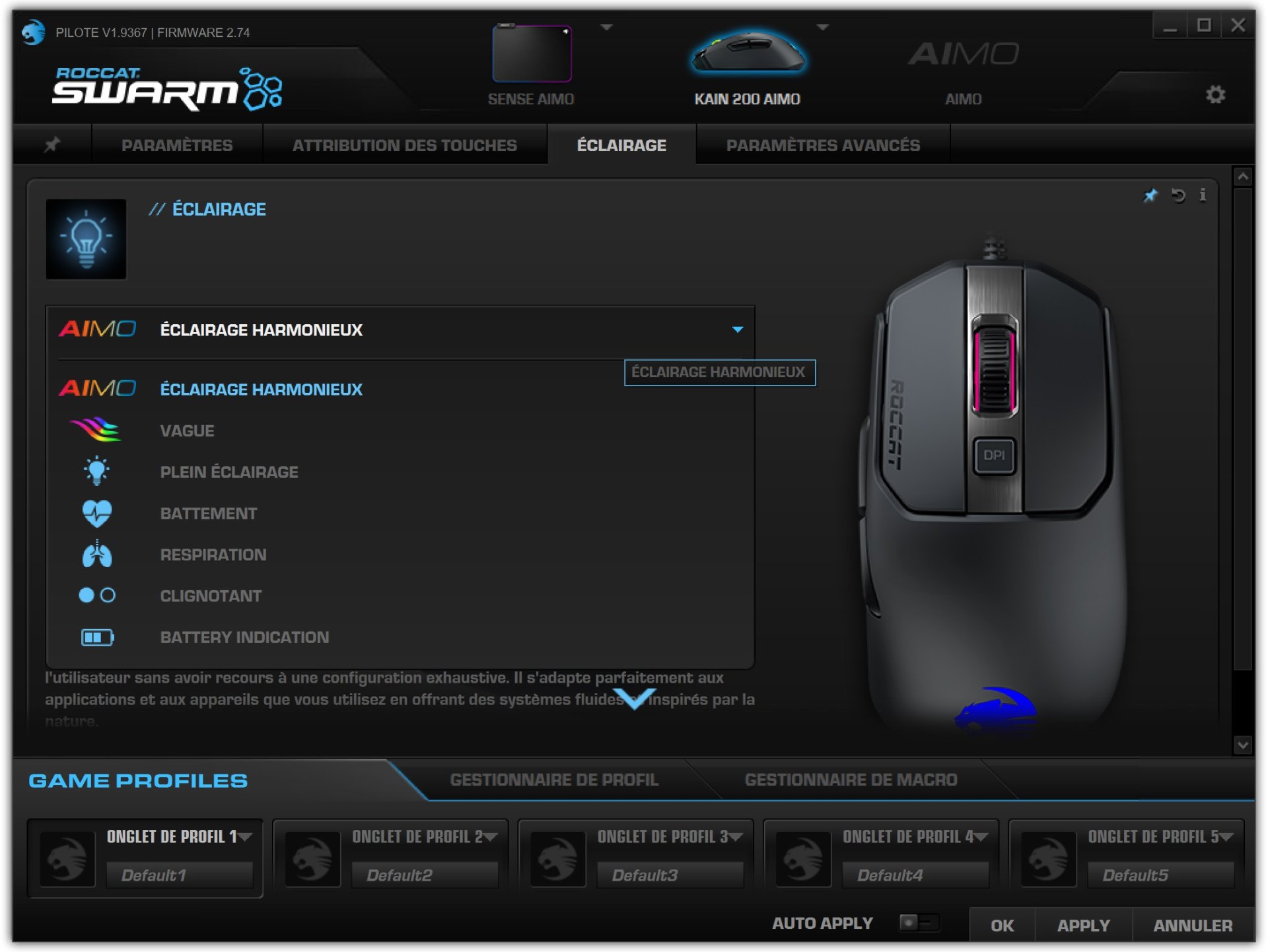 roccat swarm test