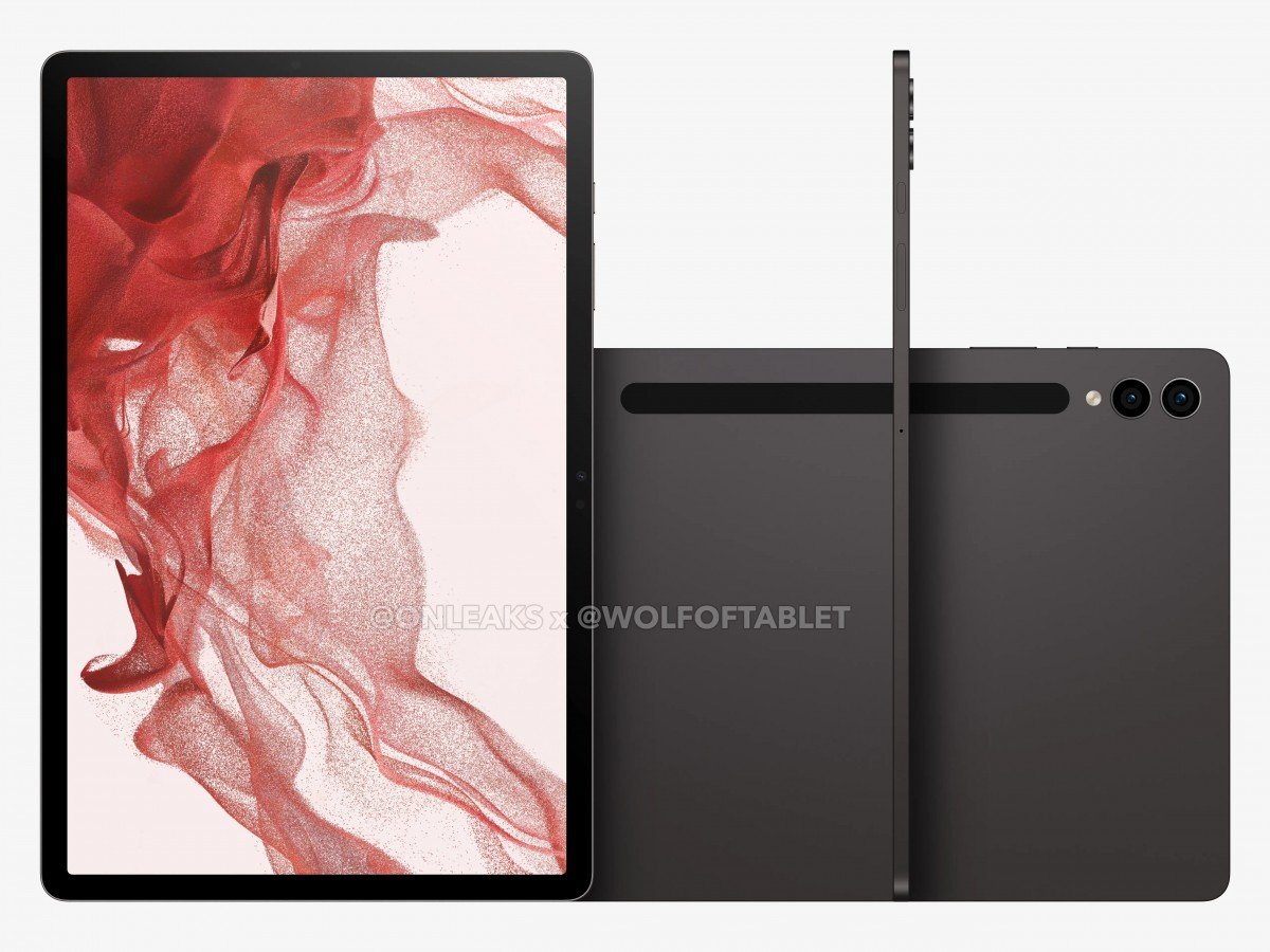 Les modèles de conception de la Galaxy Tab S9+ viennent d'être dévoilés