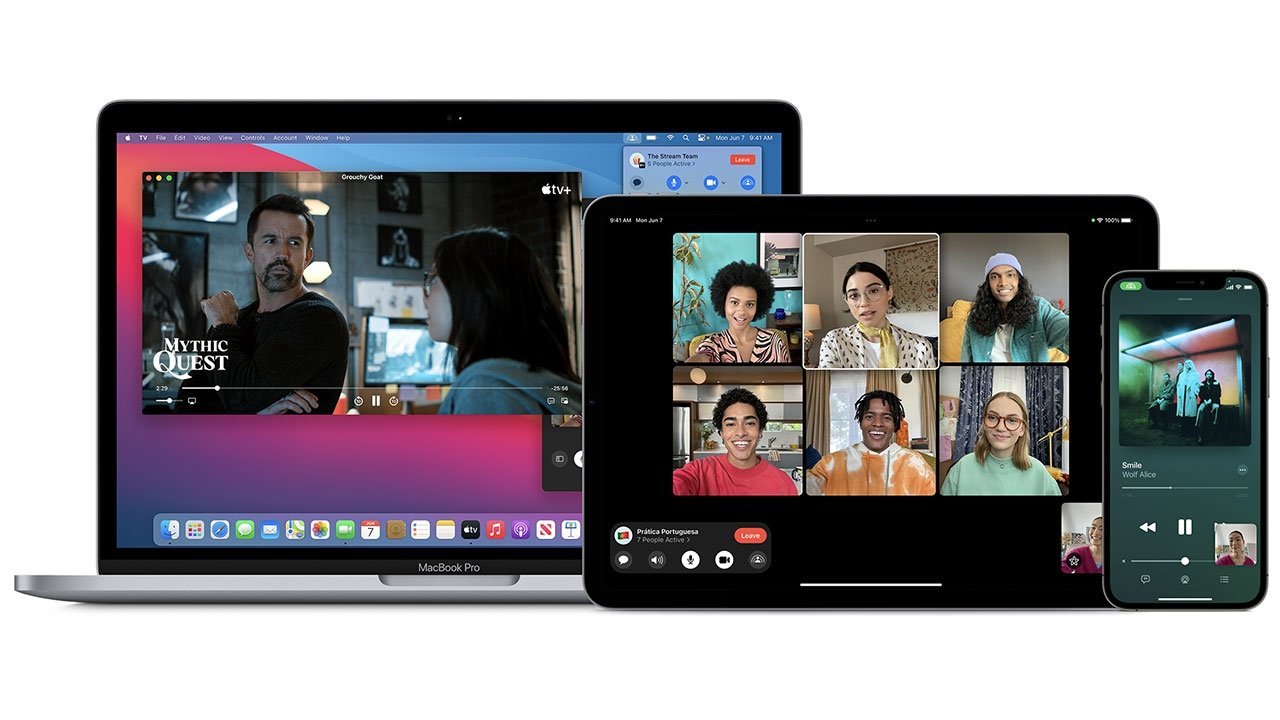 SharePlay est disponible sur MacOS Montery 12.1 en version bêta