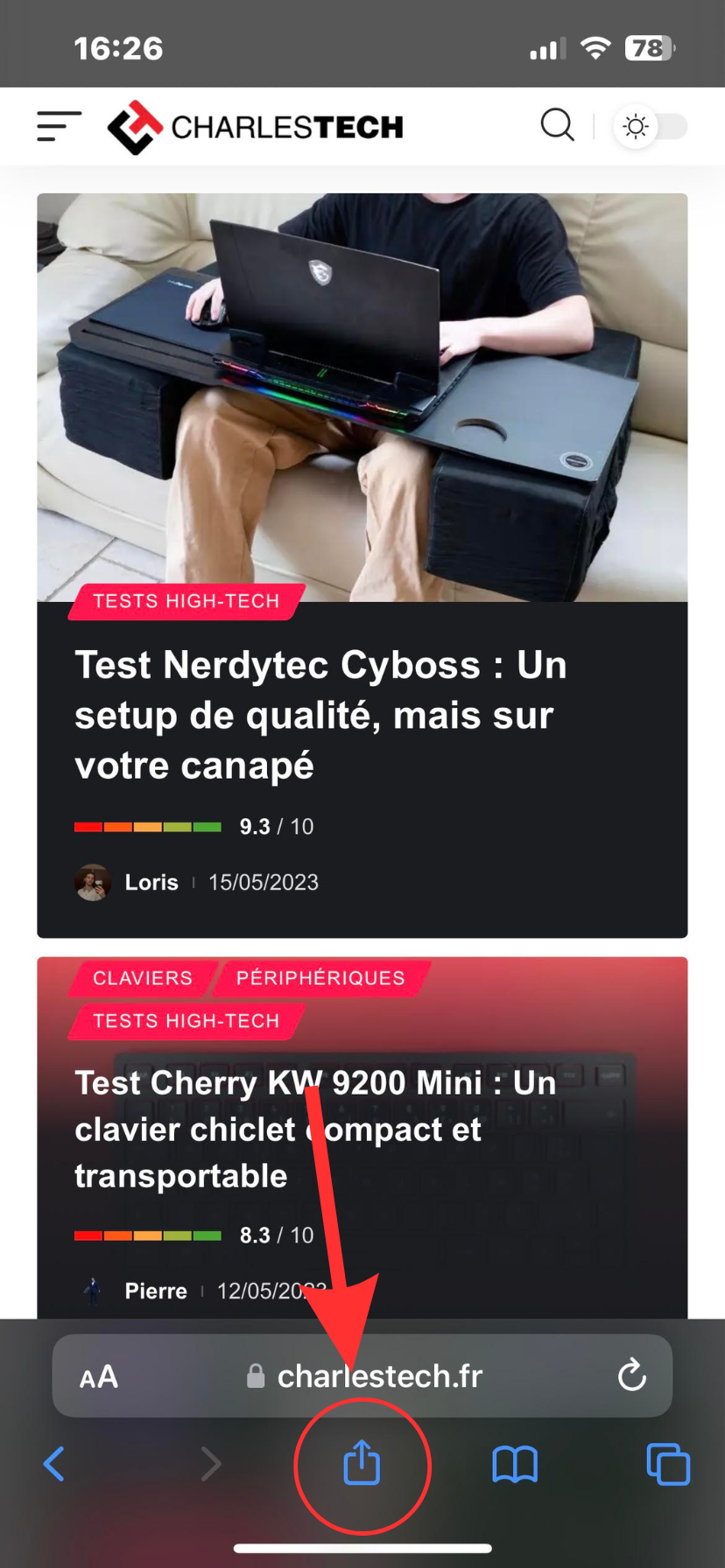 comment ajouter un site en favori sur safari