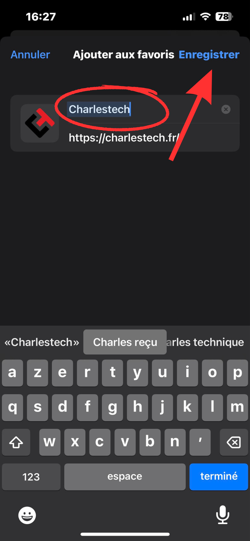 comment ajouter un site en favori sur safari