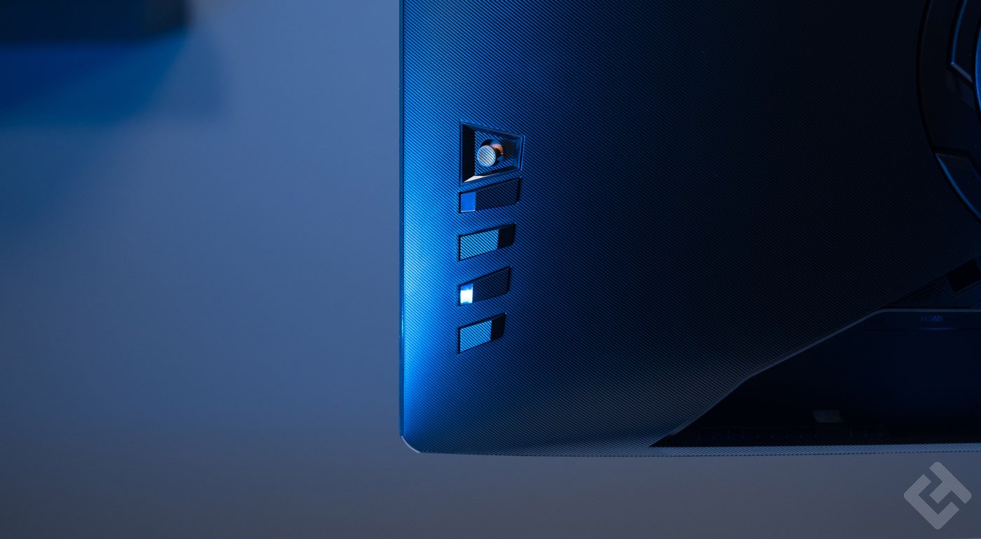 boutons réglages asus rog swift 360 hz