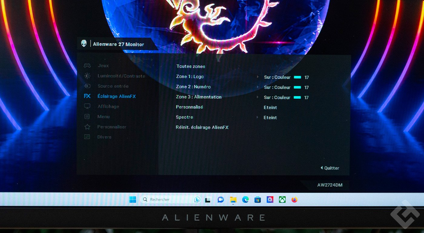 test du dell alienware aw2724dm