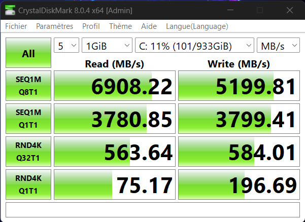 SSD du Alienware X15 R2