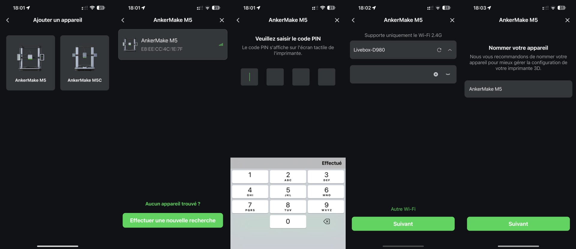 test ankermake m5 configuration