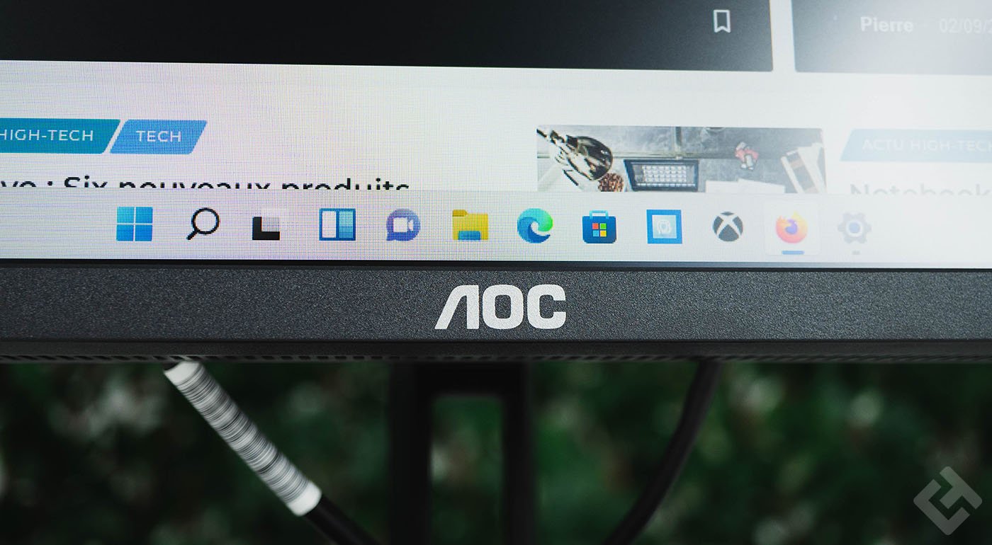 Logo sur l'AOC 24V5C/BK