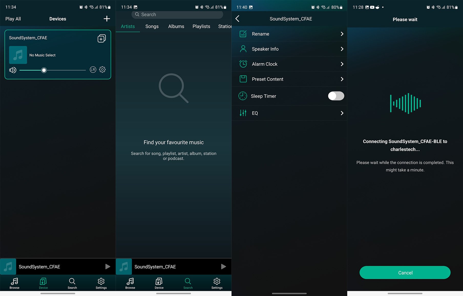 Application 4STREAM Arylic A30+