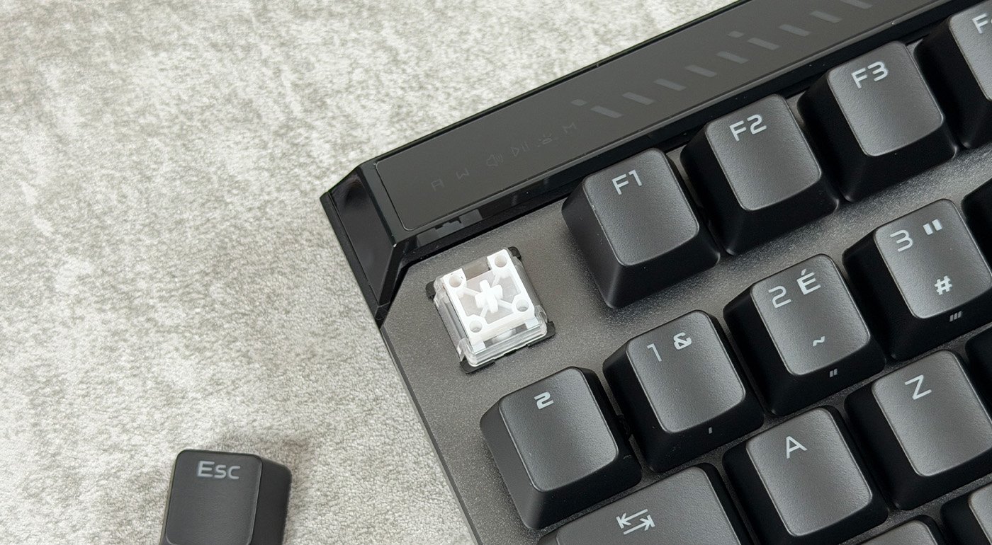 test du Asus rog falchion ace 75 he